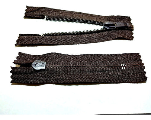 Polyester Fine Zipper Pair (8 cm x 3 cm) per Unit 2