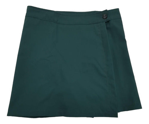 Jep Soluciones Textiles Pollera Pantalon Verde C/tabla Arciel Talle 10 Al 18 0