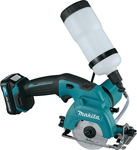 Sierra Cortadora De Vidrio Con 2 Baterías Litio 12v Makita 4