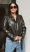 Women's Eco Leather Jacket with Belt 4