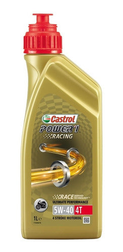 4 Castrol Power 1 Racing 5w40 Óleo 4t Orig Bmw Gs1200 0