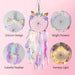 LATT Illuminated Unicorn Dreamcatcher with LED Lights, Decoration 1