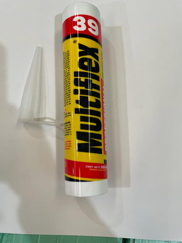 Multiflex Sellador Adhesivo Silicona - Neutro - Automotor 300ml 1