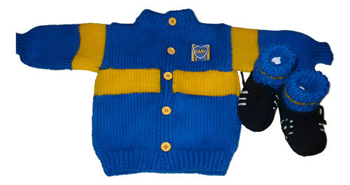 Para Tu Bebe First Baby Football Boots and Sweaters Set 9 to 12 Months 0