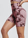 Short Leggings with Seamed Push Up and Seamless Ruched Detail Imported 100