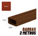 10 Metros Canaleta Mogno 20x10mm C/ Fita Dupla Face Durin 1