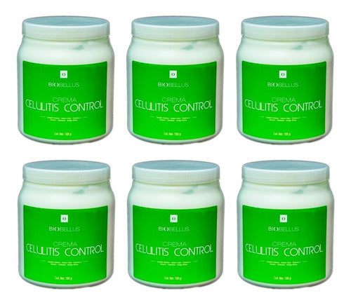 Biobellus 6 Pots of Cellulite Control Cream - 1kg 0