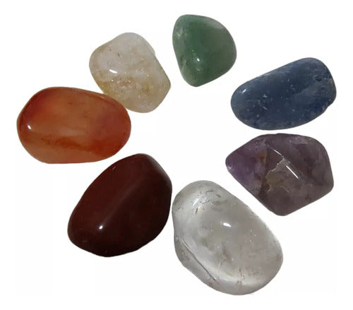 Kit 7 Chakras Energetic Stones Harmonization Crystals 0