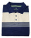 Men's Premium Imported Striped Cotton Polo Shirt in Special Sizes 9