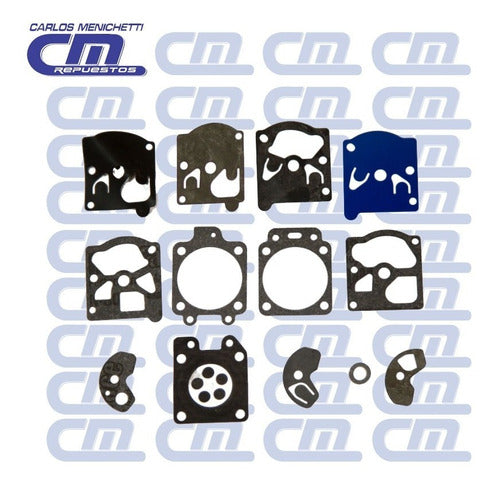 Set of Gasket and Diaphragms for Walbro D10-wat Carburetor 1