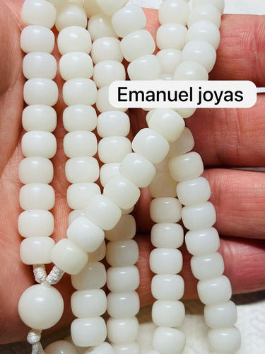 Bodhi Japa Mala White Natural Seed 108 Beads 2