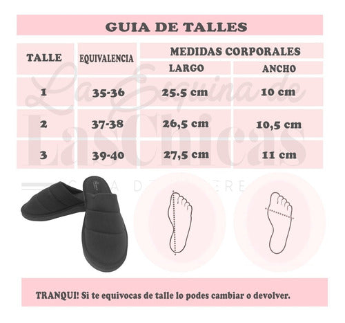 Promesse Pantuflon Dama Mujer Varios Modelos 4