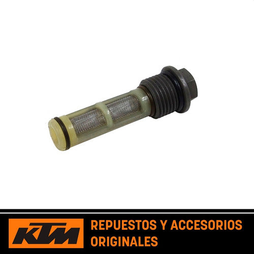 Malla Filtro Y Tapon Descarga Ktm 390 Adventure Original Um 3