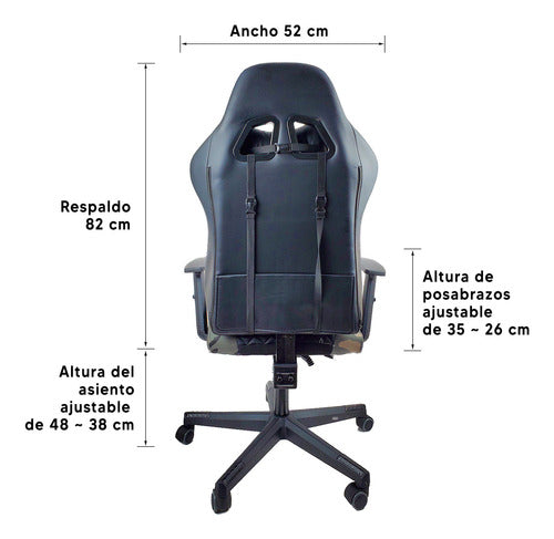 DIMM Ergonomic Camouflage Gamer Chair 3