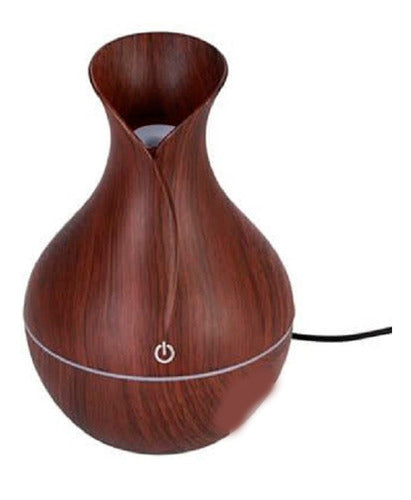 MANIA-ELECTRONIC Ultrasonic Humidifier Aromatherapy Diffuser 130ml Wood 0