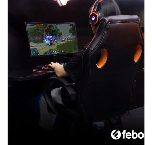 Meetion Gaming Chair MT-CHR05 Reclining Red Febo 3