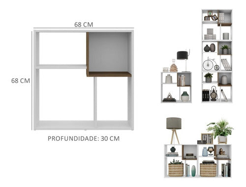 Artis Mueble Organizador, Placard Con Estantes, Baño, Dormitorio 1