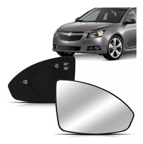 Generic Mirror Glass Cruze 2010 2011 2012 2013 2014 Right Side with Defroster 0