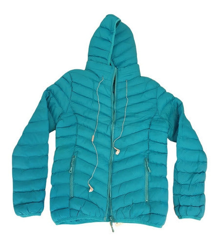 Ultralight Padded Women's Jacket with Warmth and Built-In Headphones 16