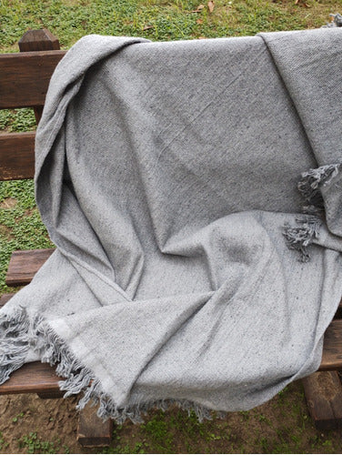 Rustic Cotton Throw Blanket 0