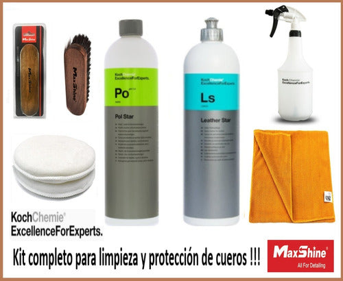 Limpieza Cuero Y Alcantara.kit Completo.origen Alemania 1