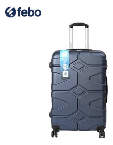 Atoz Rigid Luggage 26" AZHC-T3 Navy Blue 1