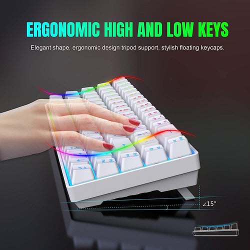 Snpurdiri Wireless Keyboard and Mouse Combo Kit for Gaming, Work, and Study 3