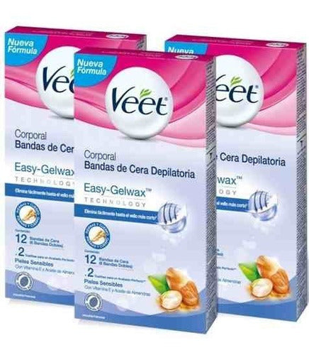 Veet Cold Wax Strips for Sensitive Skin - 3 Pack 0