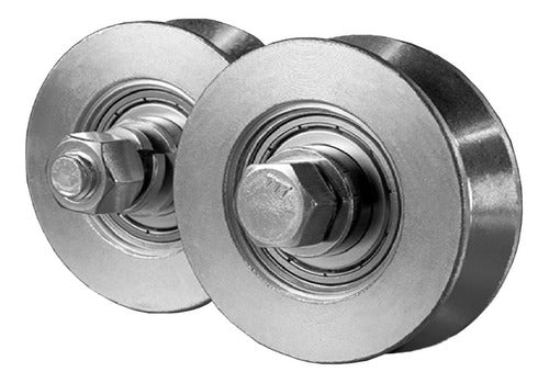 Ducasse Set of 2 Wheels for Sliding Gate | 50mm (75kg) 0