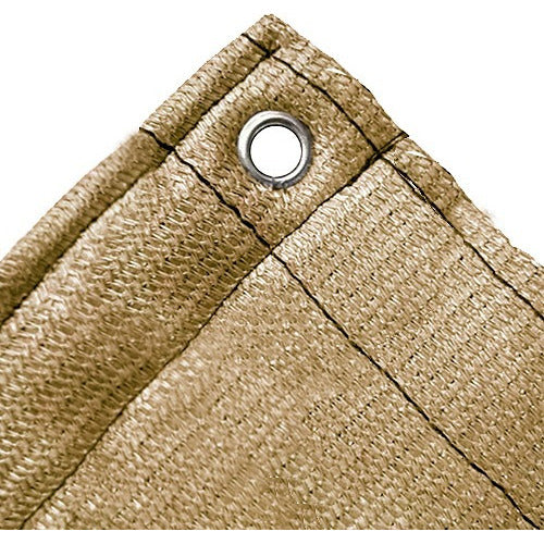 Cerroplast Reinforced Shade Cloth with Grommets 3x4 Meters Beige 0