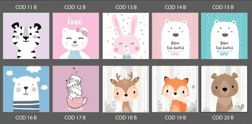 CARUVA ESTAMPADOS 15 Nordic Children's Cushions, 30x30 Cm 3