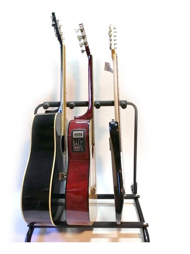 Guitar or Bass Stand for 3 Instruments 4