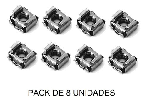 Tuercas Enjauladas Para De Rack Penn Elcom S1170 X 8 Unidade 0