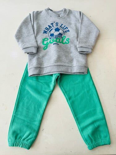 Gepetto Set of 2 Pieces Sweatshirt and Pants Football 0