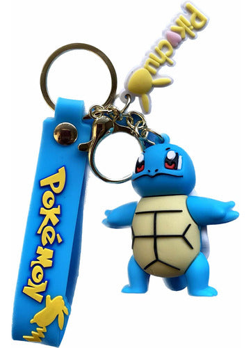 3D Silicone Imported Pokemon Characters Keychain 1