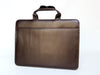 DA-MASS Brown Leather Briefcase with Calculator 2