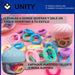 Pack of 25 Pastel Color Mini Elastic Hair Bands in Case 2