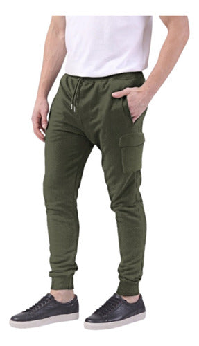 Cargo Jogging Pants and Cotton T-shirt Set 10