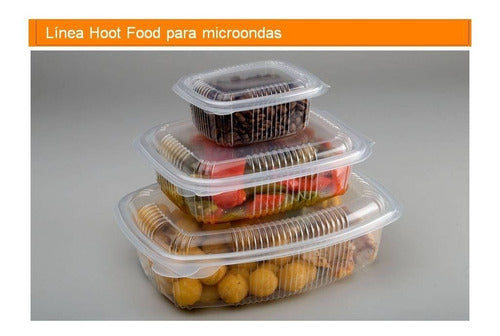 Disposable Microwave-Safe Tray with Hinged Lid 500cc X 50 Units 1
