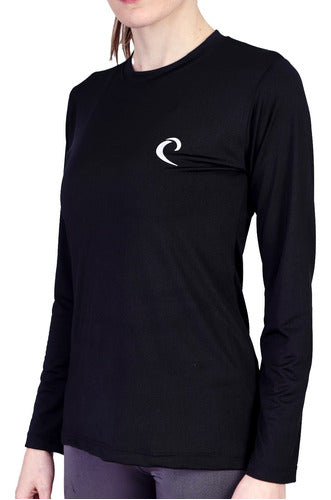 Women's Long Sleeve Thermal Sports T-shirt by CALCIO - AMMA 1