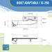 Practical Latyn Plast JS-290 White Toilet Bidet 2