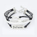 Burdah Believe Infinito Fashion Leather Cord Bracelet 0