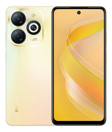 Infinix Smart 8 4G Dual SIM 3GB 64GB Shiny Gold - Tecnoboxuy 0