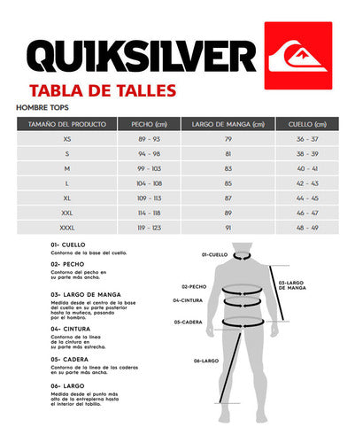 Quiksilver Remera Termica Quiksilver Territory Primera Piel Ski Hombre 2