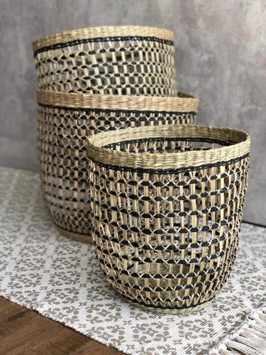 BaoMinh Ekon Grande Natural Seagrass Basket 2