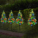 Janchs Improved 4 Solar Lights for Christmas Tree, Deco 2