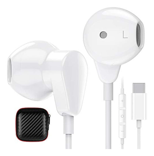 Titacute Auriculares Usb C Para Galaxy S21, Auriculares Digi 0