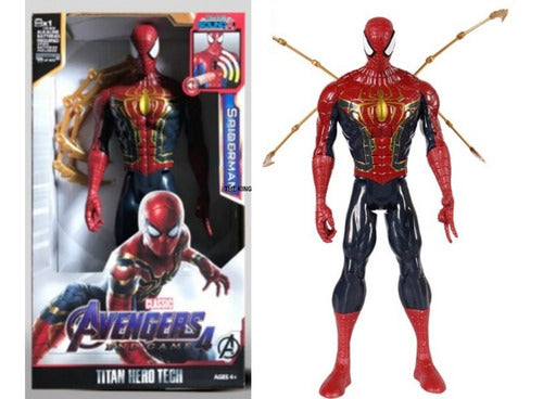 Super Héroes Iron Spider Spiderman - Light and Sound - Large 30 cm 0