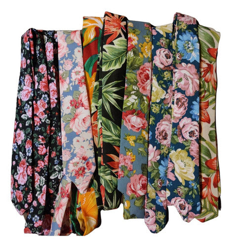 Slim Fit Floral Ties - The Latest Trend 0