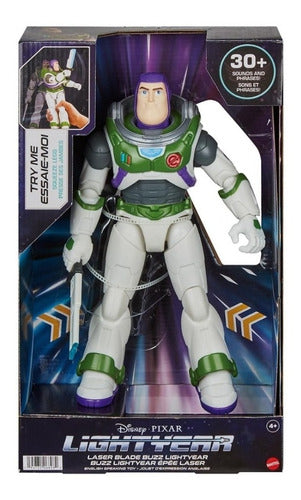 Toy Story Buzz Lightyear Action Figure with Laser Blade and Sound 30 cm Mattel 0